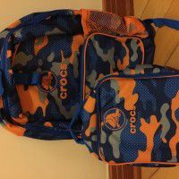 Crocs kids Backpack + lunch bag combo